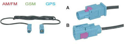 AM/FM GSM/ GPS Fakra adapter 11150720