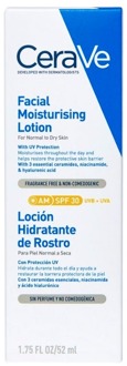AM Hydraterende Gezichtslotion SPF30 met Ceramides voor Normale tot Droge Huid 52 ml