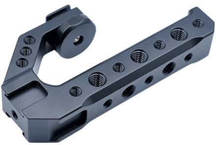 AM05-DSLR Camera Handgreep Metalen Shoe Adapter Mount Universele Handgreep Voor Camera Fill Licht Microfoon 1/4 3/8 Schroef