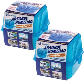 Amahogar Vochtvanger - 4x stuks - vochtopnemer - 400 gram - Voorkomt geurtjes en schimmels