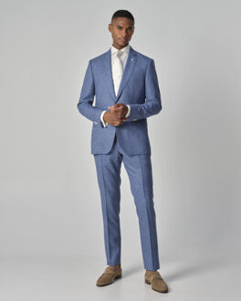 Amalfi 2-delig trouwpak - maat 52 Blauw