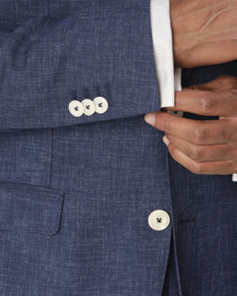 Amalfi 2-delig trouwpak - maat 54 Blauw