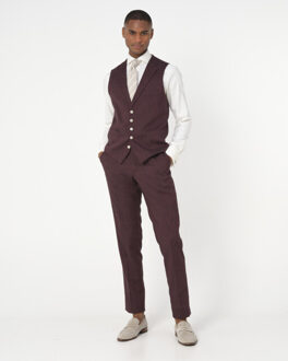 Amalfi driedelig trouwpak Rood - 48