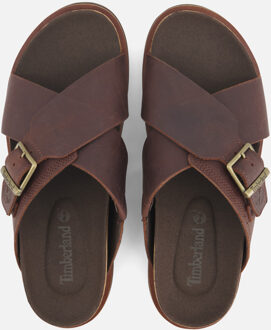 Amalfi Vibes heren slipper - Bruin - Maat 41,5