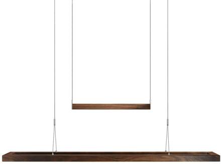 Amalia LED hanglamp, noten geolied noten geolied, nikkel