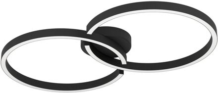 Amandolo Plafondlamp - LED - 67,5 cm - Zwart/Wit - Dimbaar