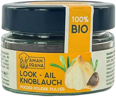 Amanprana Zwarte Knoflook Poeder - 60 gram