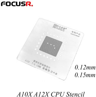 Amaoe 0.12Mm 0.15Mm Magnetische Bga Reballing Stencil Voor Ipad A12X A10X Cpu Tin Planten Solderen Netto Mobiele Telefoon reparatie Tool A10X 0.12 Mag