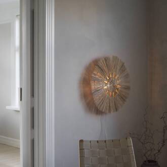 Amara wandlamp Ø 80 cm licht hout