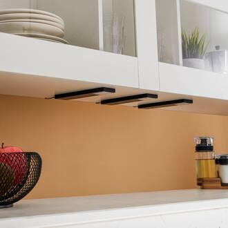 Amaryll LED meubelverlichting, set van 3, zwart matzwart