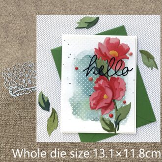 Ambachtelijke Metalen Stencil Mold Stansmessen Bloem Bladeren Decoratie Plakboek Die Cuts Album Papier Card Craft Embossing