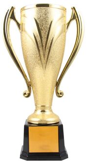 Ambachten Trophy Cup Vergulde College Team Sport Wedstrijd Winnaar Award Honor Prijs Craft Souvenir Thuis Bureau Decoratie Trofe 31cm