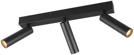 Ambala LED plafondspot, 3-lamps, zwart, metaal, CCT, dimbaar zwart mat