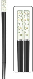 Amber Kersenbloesems Legering Eetstokjes Antislip Hittebestendig Sushi Voedsel Japanse Eetstokjes Koreaanse Keuken Supplie zwart amber groen