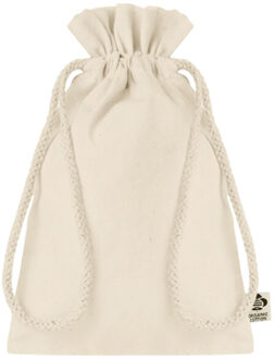 Amber organisch katoenen cadeauzakje Beige - One size
