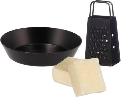 Amberblokjes/geurblokjes cadeauset - cashmere geur - inclusief schaaltje en mini rasp