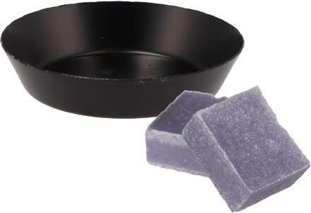 Amberblokjes/geurblokjes cadeauset - lavendel geur - inclusief schaaltje