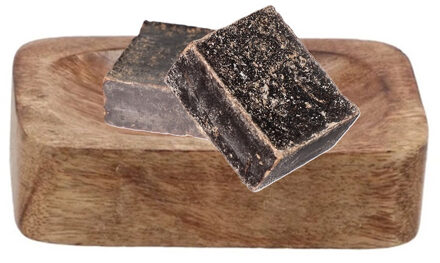 Amberblokjes/geurblokjes cadeauset - Ylang Ylang geur - 3x blokjes - met bamboe bakje