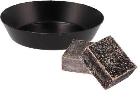 Amberblokjes/geurblokjes cadeauset - ylang ylang geur - inclusief schaaltje