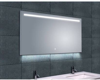 Ambi+ Condensvrije Spiegel 120 X 60 cm Met Dimbare Led Verlichting Aqua Splash