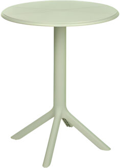 Ambiance Tuintafel - D60 x 75 cm - mintgroen - polypropyleen