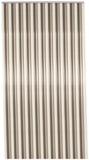 Ambiance Vliegen/insecten gordijn Aruba - bruin/beige - PVC - 90 x 200 cm - vliegengordijn