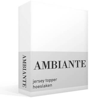 Ambiante Ambiante Jersey Topper Hoeslaken Wit