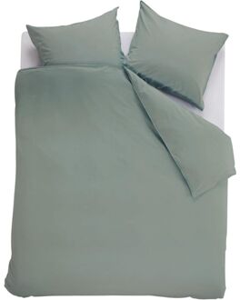 Ambiante Cotton Uni Dekbedovertrek 240 x 220 cm Groen