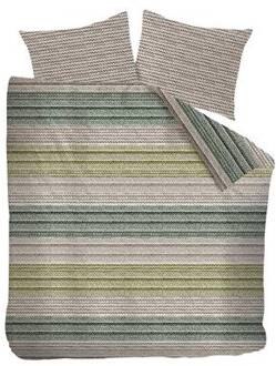 Ambiante Cozy Knit Dekbedovertrek 200 x 200/220 cm - Groen