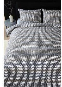 Ambiante Striped Knit - Dekbedovertrek - Lits-jumeaux - 240 x 200/220 cm - Grijs