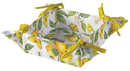 Ambiente Broodmand fresh lemons wit multi