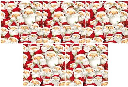 Ambiente Kerst thema servetten - 100x - 33 x 33 cm