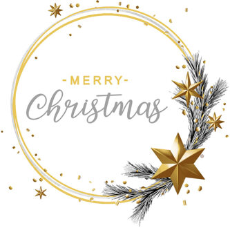 Ambiente Kerst thema servetten - 20x st -? wit Merry Christmas - 33 x 33 cm - kerstdiner - kerstservetten