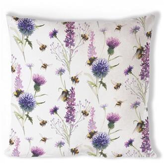 Ambiente Kussenhoes Bumblebees meadow paars