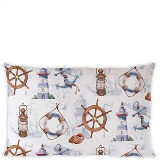 Ambiente Kussenhoes Welcome Aboard 50x30 multi