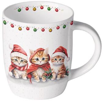 Ambiente Mok 0,2L Funny kittens wit