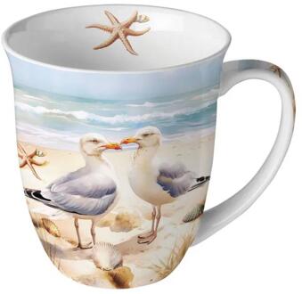 Ambiente Mok 0.4 l meeuwen wit