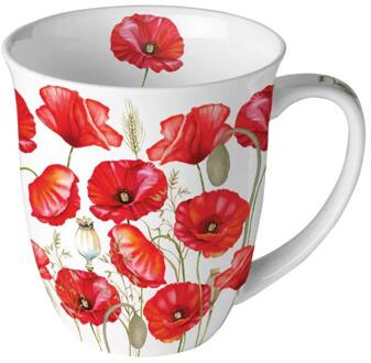 Ambiente Mok 0.4L Poppy all over wit