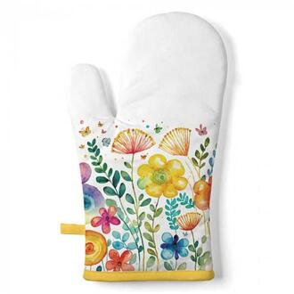 Ambiente Ovenhandschoen Vibrant spring wit