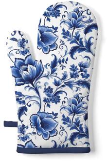 Ambiente Ovenwant delft blauw florals multi