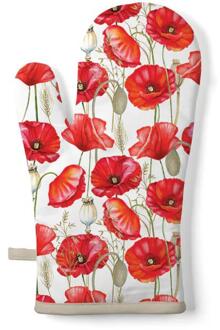 Ambiente Ovenwant Poppy all over wit multi