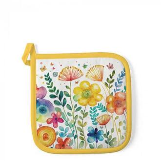 Ambiente Pannenlap Vibrant spring white geel