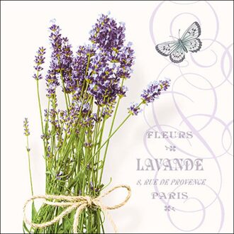Ambiente Servet 33cm Bunch Of Lavender Multikleur