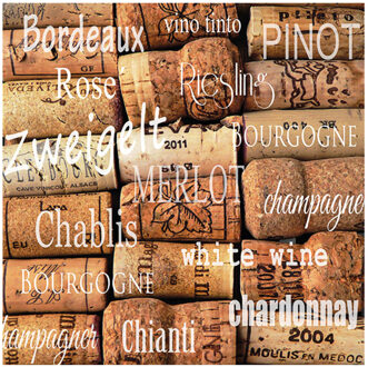 Ambiente Servetten - 20x pcs - wijn thema - 33 x 33 cm - papier - tafel diner/lunch servetten