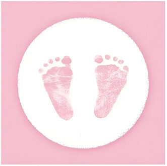 Ambiente Servetten - 20x stuks - roze - babyshower - 33 x 33 cm - papier - meisje geboren
