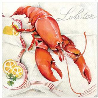 Ambiente Servetten 33cm finest lobster multi