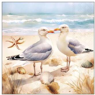 Ambiente Servetten 33cm meeuwen fsc mix multi