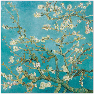 Ambiente servetten - 40x stuks - Tafel diner/lunch - bloesem bloemen print - 33 x 33 cm