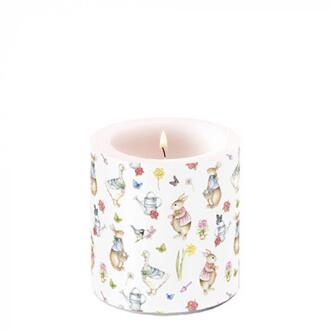 Ambiente Servetten Easter garden 25cm wit