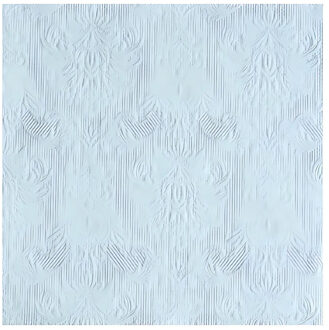 Ambiente Servetten Luxe - 15x stuks - 33 x 33 cm - lichtblauw - barok patroon - 3 laags